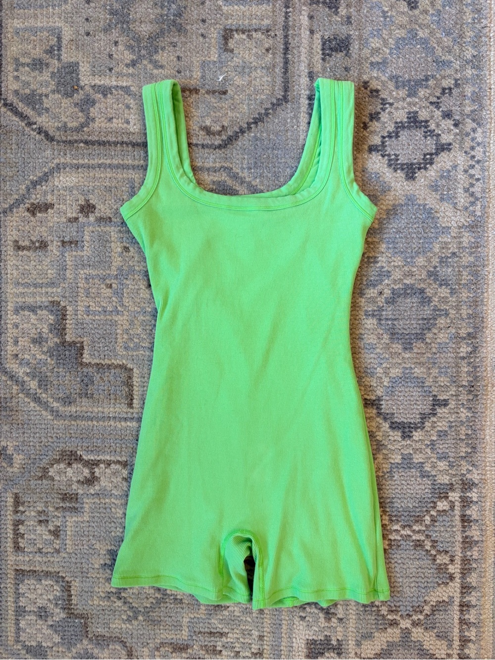 Skims cotton ribbed onesie romper